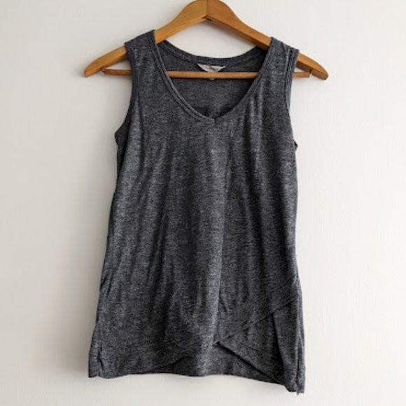 Athleta Dark Gray Layered Tank Top Size XS - Picture 1 of 8
